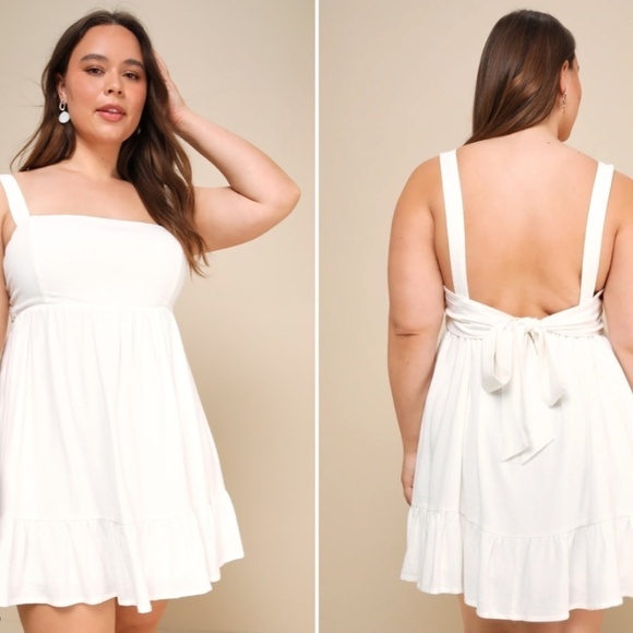 LULU's Bachelorette Engagement Bridal Shower Honeymoon Casual Mini Dress - Picture 6 of 7